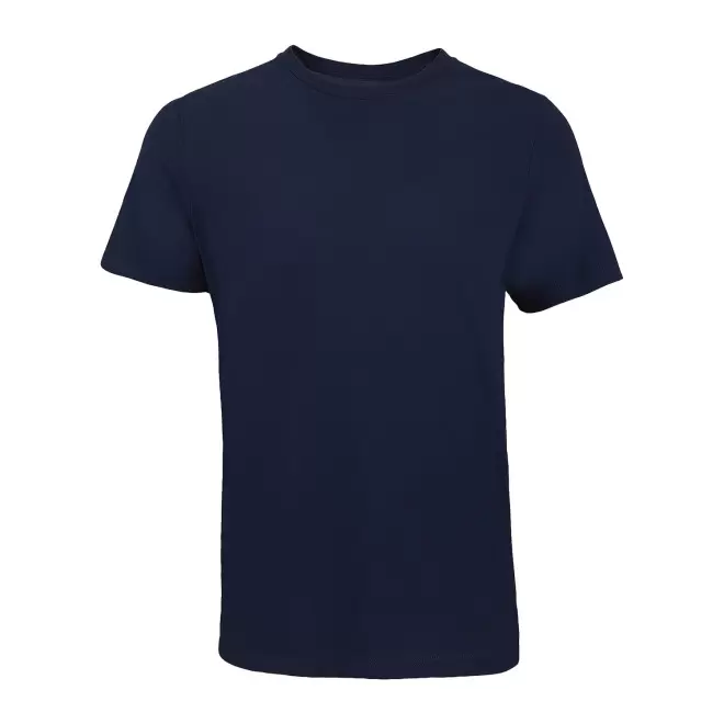 TEE-SHIRT MIXTE COULEUR PERSONNALISABLE 'TUNER' - bleu marine