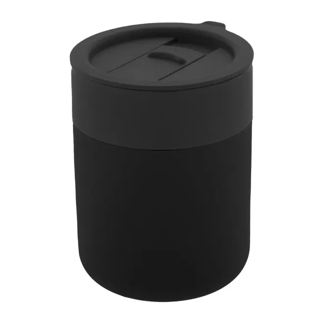 MUG PERSONNALISE EN CERAMIQUE ET SILICONE 'CERAMU'  - noir