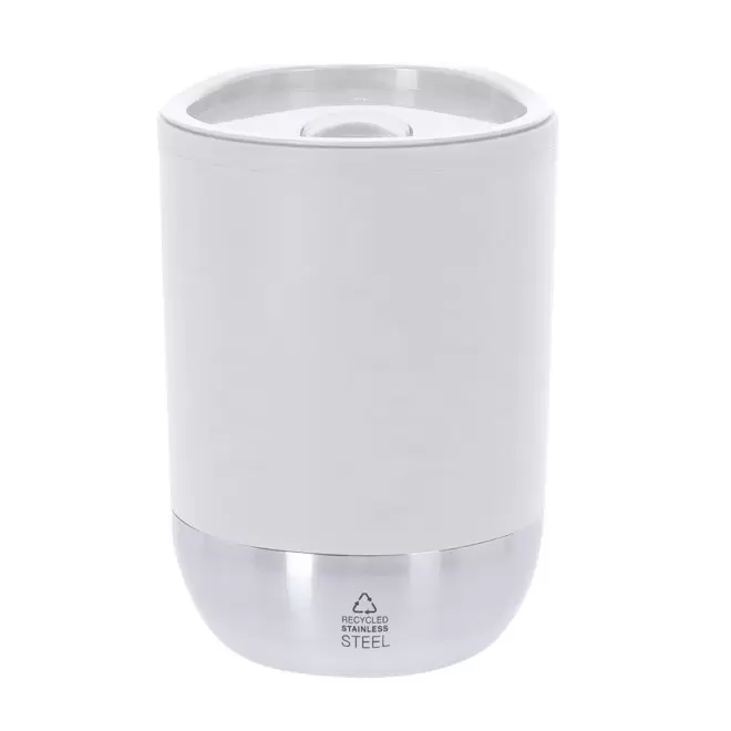 MUG ISOTHERME PERSONNALISE EN PP RECYCLE 290ML 'BLUYVI' - blanc