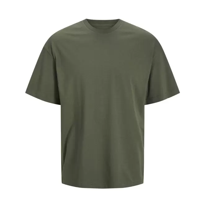 TEE-SHIRT MIXTE OVERSIZE PERSONNALISE 'JACKTO' 180G/M2 - vert bouteille