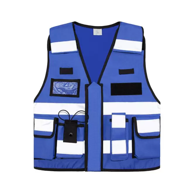 GILET DE SECURITE KORNTEX PERSONNALISE 'BONN' - bleu
