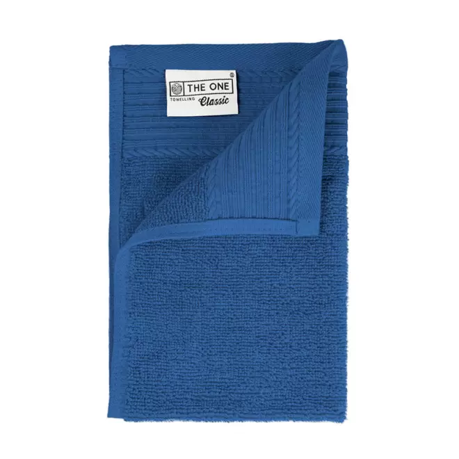 SERVIETTE PUBLICITAIRE COTON 'PUREL 30X50' - bleu aqua