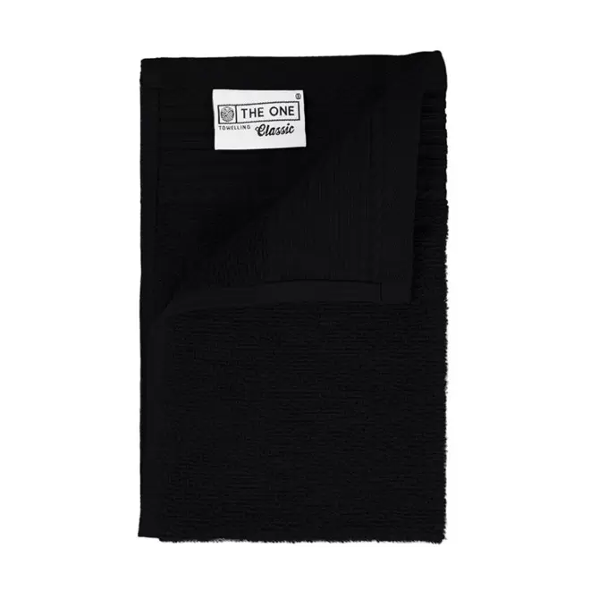 SERVIETTE PUBLICITAIRE COTON 'PUREL 30X50' - noir