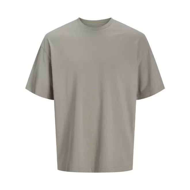 TEE-SHIRT MIXTE OVERSIZE PERSONNALISE 'JACKTO' 180G/M2 - gris