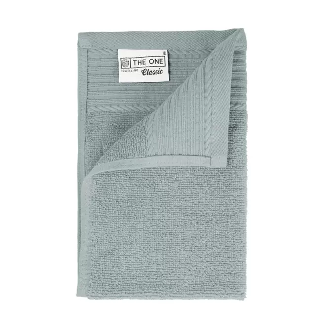 SERVIETTE PUBLICITAIRE COTON 'PUREL 30X50' - gris clair