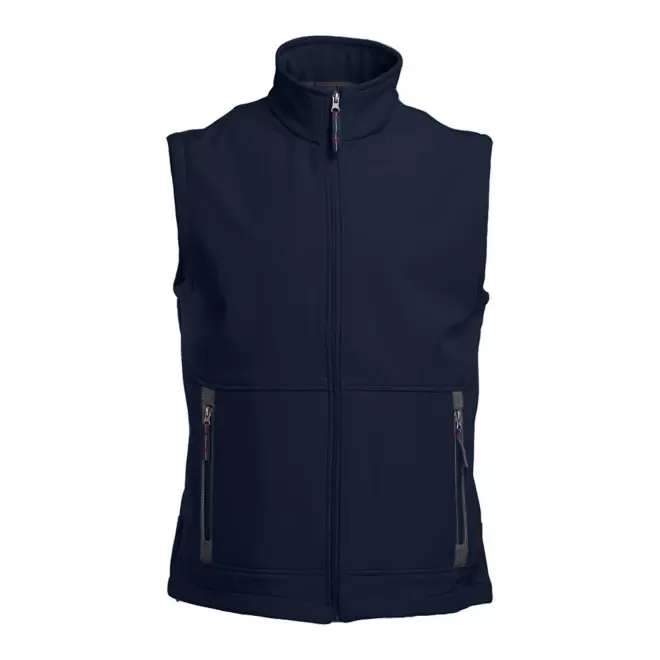 SOFTSHELL HOMME PERSONNALISEE 3 COUCHES 'FASTNEST' - bleu marine