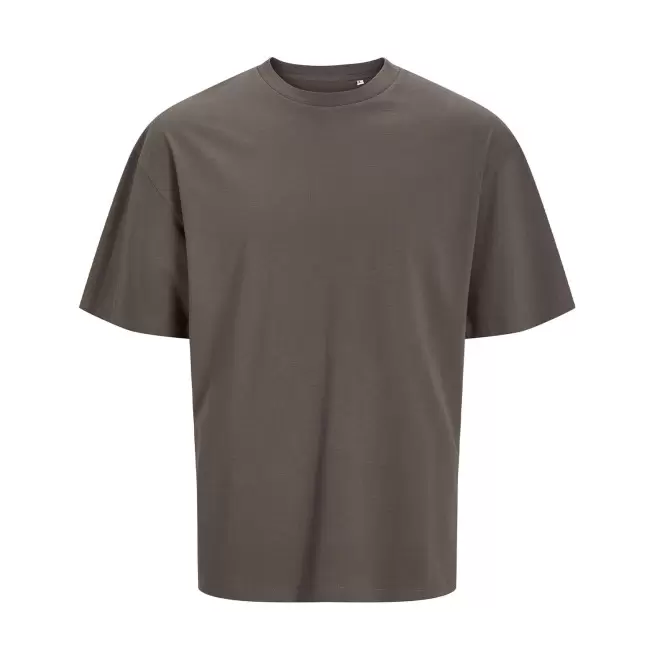 TEE-SHIRT MIXTE OVERSIZE PERSONNALISE 'JACKTO' 180G/M2 - marron
