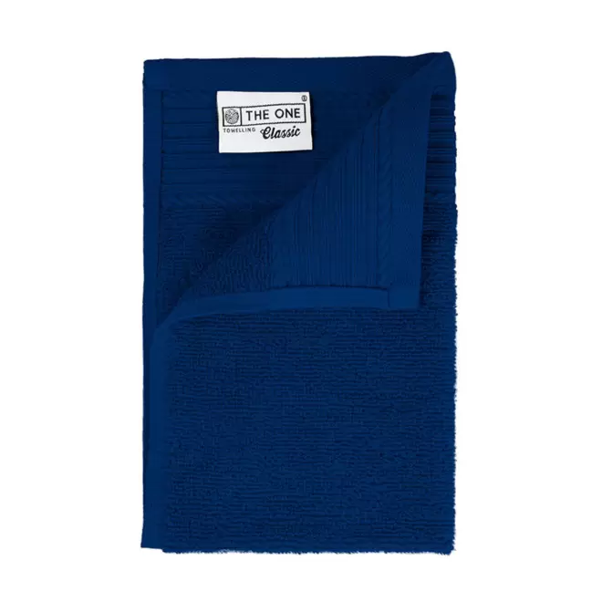 SERVIETTE PUBLICITAIRE COTON 'PUREL 30X50' - bleu royal