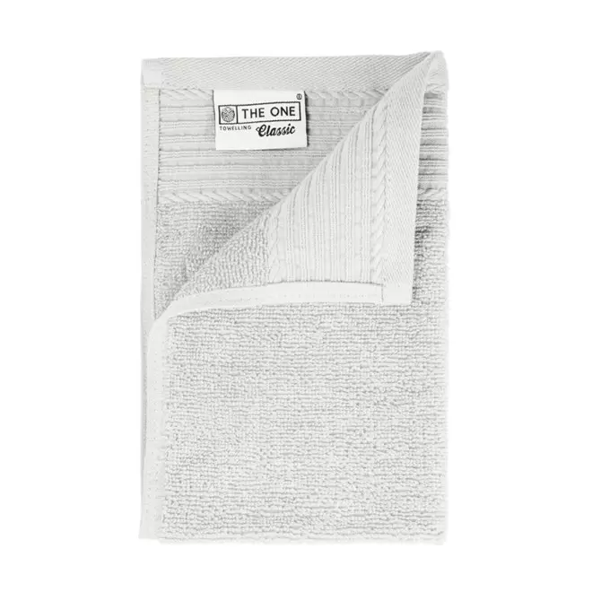 SERVIETTE PUBLICITAIRE COTON 'PUREL 30X50' - gris argenté