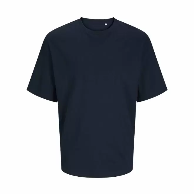 TEE-SHIRT MIXTE OVERSIZE PERSONNALISE 'JACKTO' 180G/M2 - bleu marine