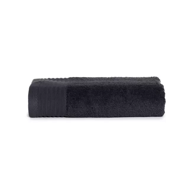 SERVIETTE PUBLICITAIRE COTON 'PUREL 70X140' - gris anthracite
