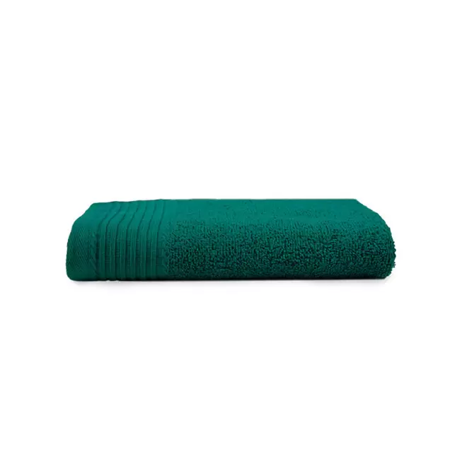 SERVIETTE PUBLICITAIRE COTON 'PUREL 70X140' - vert émeraude