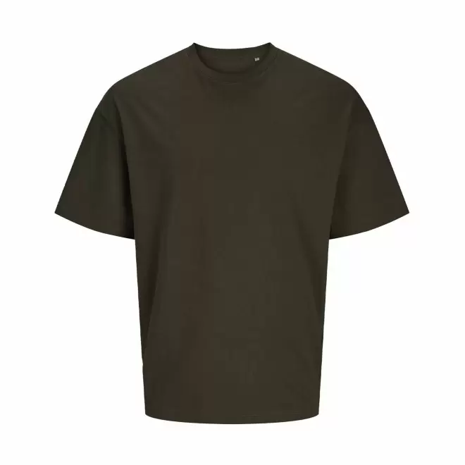 TEE-SHIRT MIXTE OVERSIZE PERSONNALISE 'JACKTO' 180G/M2 - vert foncé