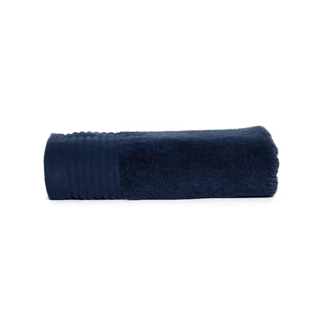 SERVIETTE PUBLICITAIRE COTON 'PUREL 70X140' - bleu marine