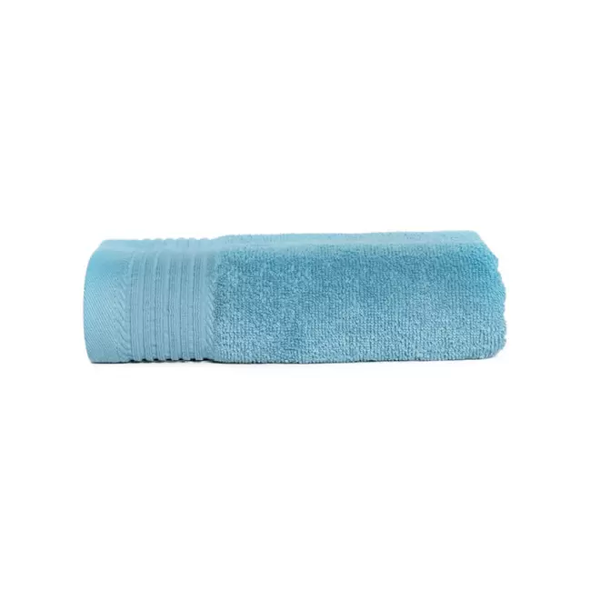 SERVIETTE PUBLICITAIRE COTON 'PUREL 70X140' - bleu pétrole