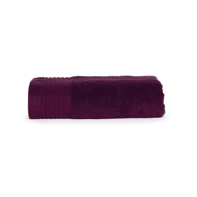 SERVIETTE PUBLICITAIRE COTON 'PUREL 70X140' - prune