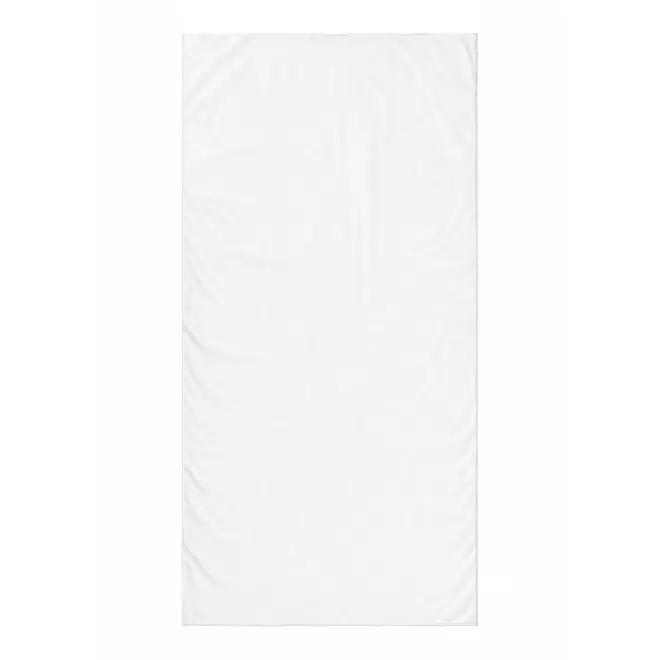 SERVIETTE PUBLICITAIRE MICROFIBRE 'POLLY 70X140' 10SEM - blanc