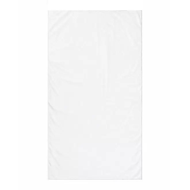 SERVIETTE PUBLICITAIRE MICROFIBRE 'POLLY 100X180' 10SEM - blanc