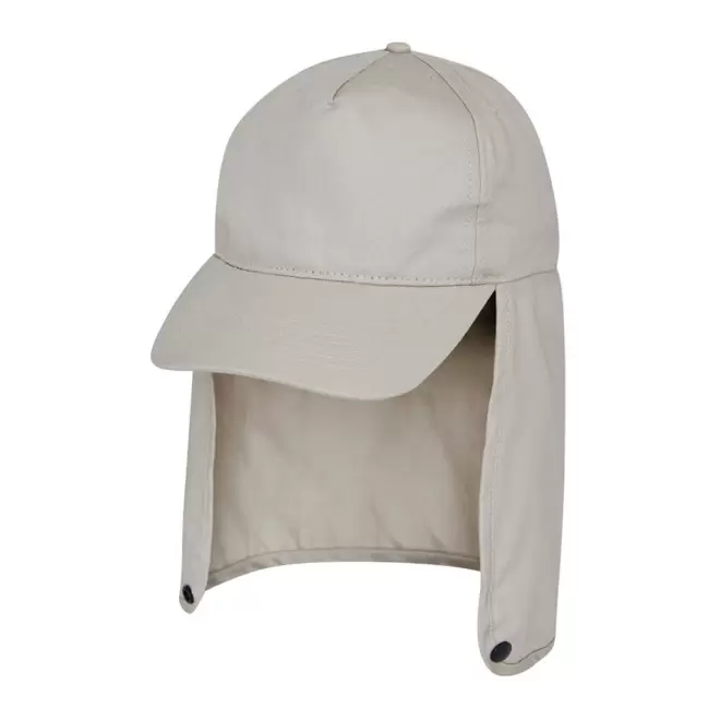 CASQUETTE PERSONNALISABLE PROTEGE-NUQUE 'PROTECT' - beige