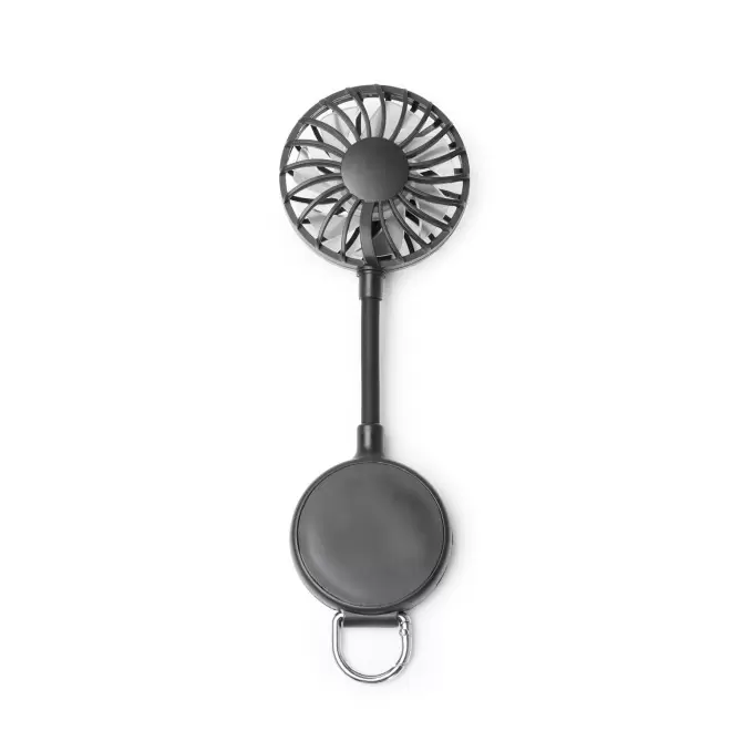 VENTILATEUR TELEPHONE PERSONNALISABLE 'WIND MAGNETIQUE' - noir