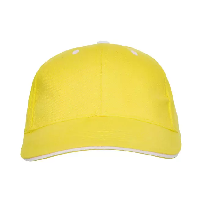 CASQUETTE PERSONNALISABLE SANDWICH ADULTE 'EDGE' - jaune