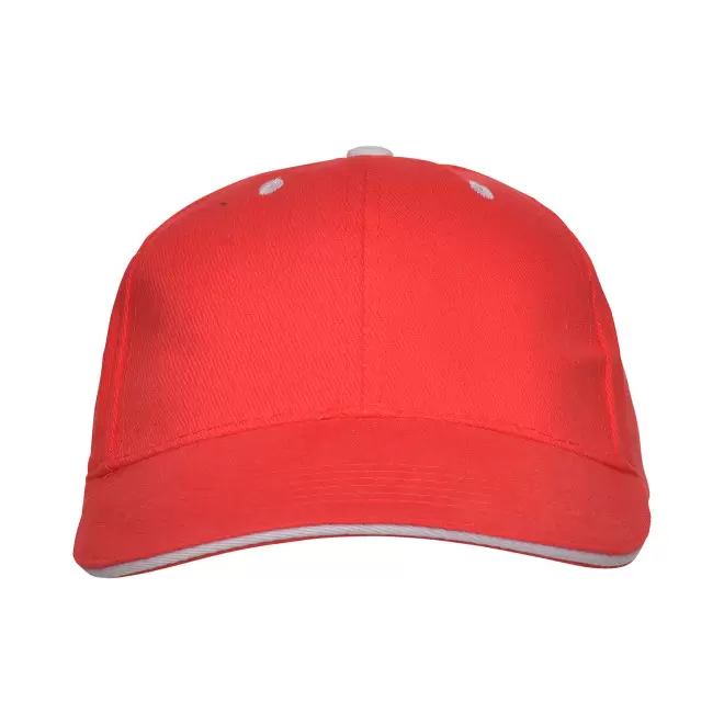 CASQUETTE PERSONNALISABLE SANDWICH ADULTE 'EDGE' - rouge