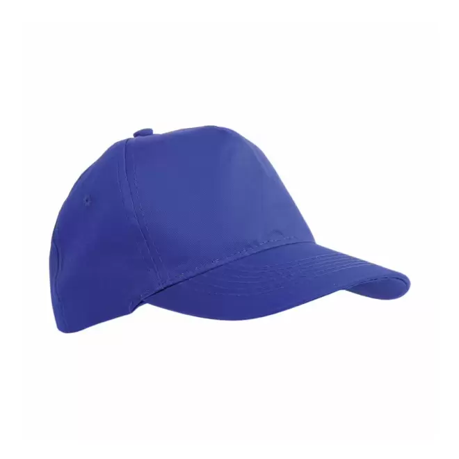 CASQUETTE PERSONNALISABLE ENFANT 5 PANS 'BASICA COTON' - bleu royal