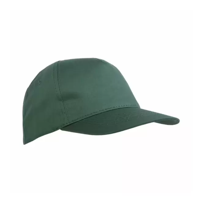 CASQUETTE PERSONNALISBALE ENFANT 5 PANS 'BASICA POLYESTER' - vert