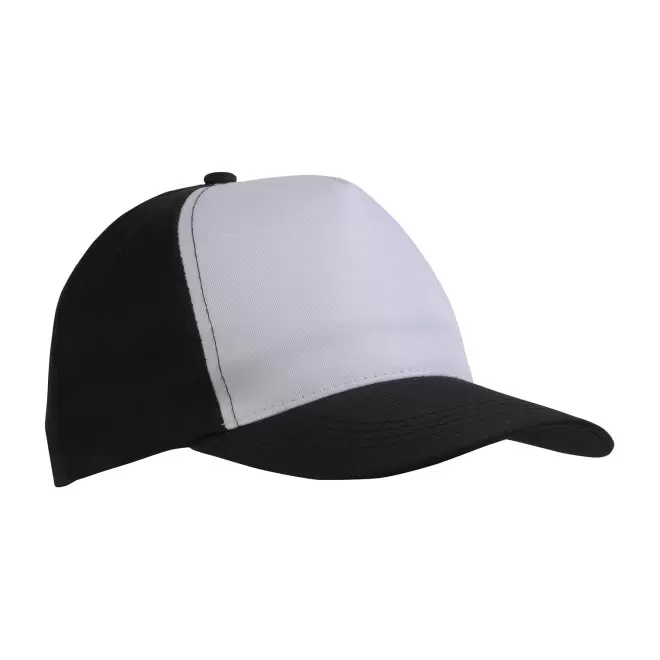 CASQUETTE PERSONNALISABLE 5 PANS 'COLORCAP DUO' - noir