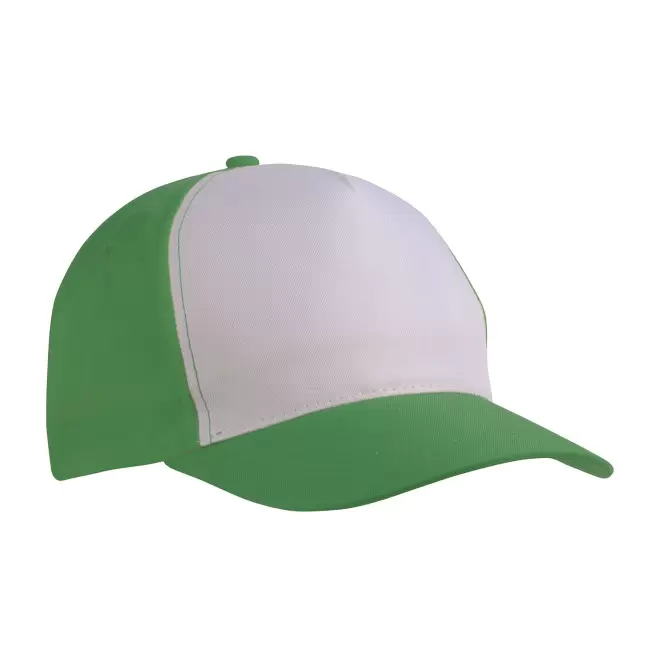 CASQUETTE PERSONNALISABLE 5 PANS 'COLORCAP DUO' - vert