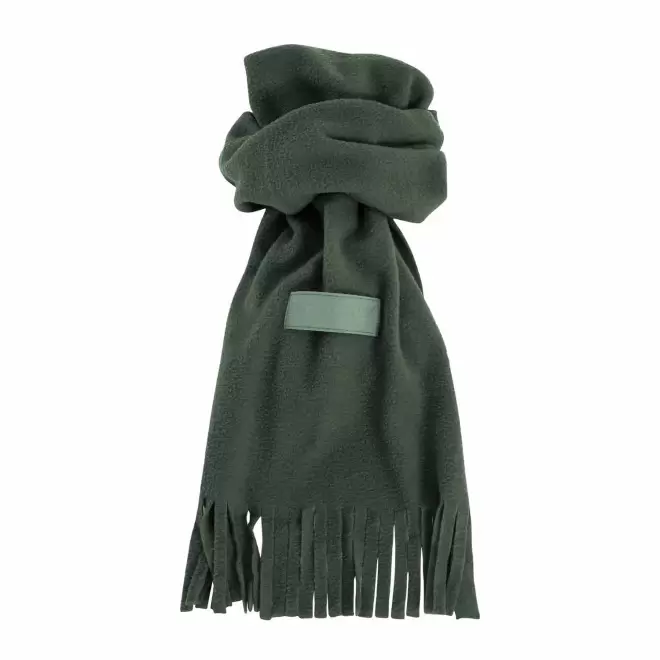 ECHARPE POLAIRE ETIQUETTE PERSONNALISEE 'BOREALA' - vert
