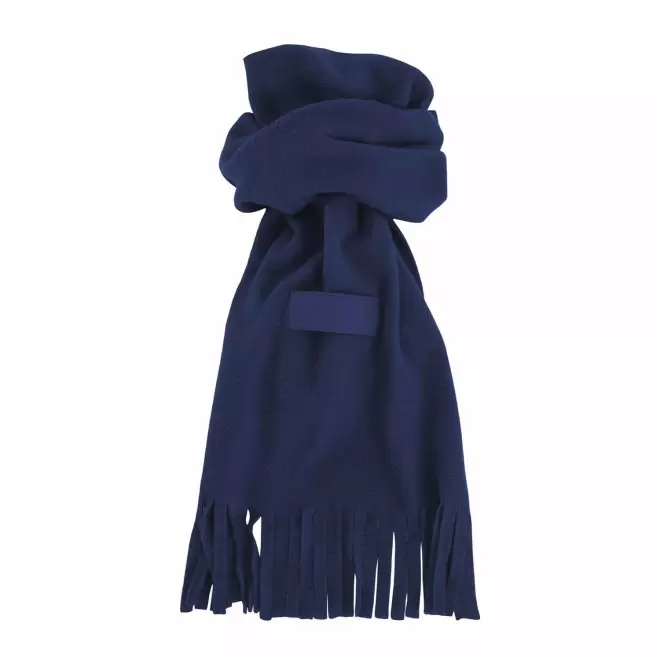 ECHARPE POLAIRE ETIQUETTE PERSONNALISEE 'BOREALA' - bleu