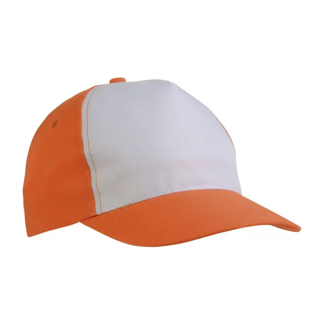 CASQUETTE PERSONNALISABLE 5 PANS 'COLORCAP DUO' - orange