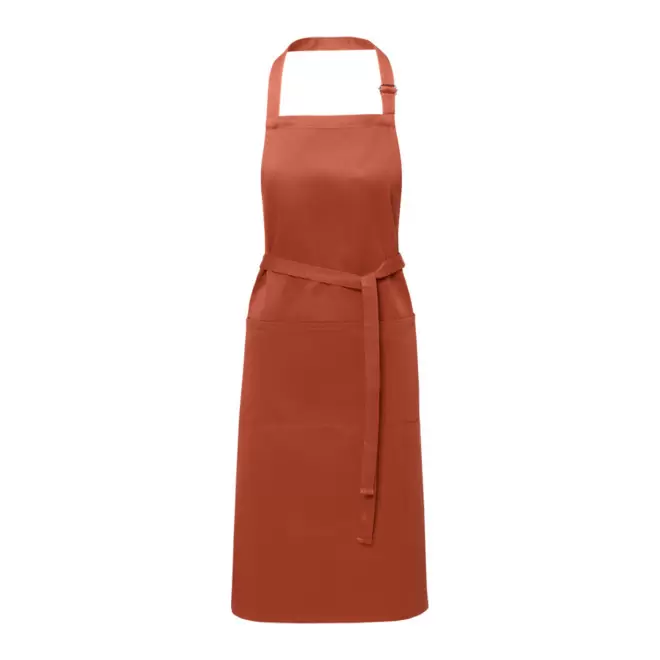 TABLIER PERSONNALISABLE 'CHEF AJUSTABLE' - rouge brique
