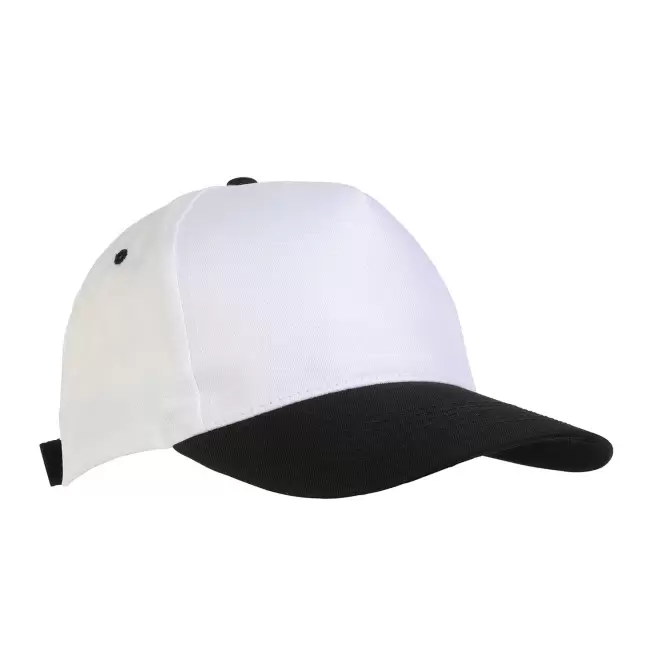CASQUETTE PERSONNALISABLE 5 PANS 'COLORCAP' - noir
