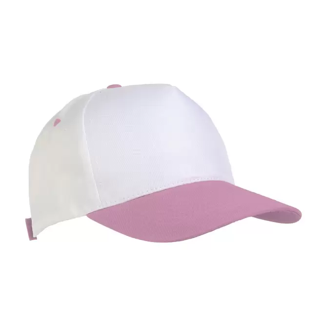 CASQUETTE PERSONNALISABLE 5 PANS 'COLORCAP' - rose