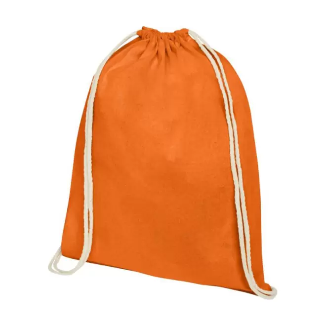 SAC À DOS PUBLICITAIRE EN COTON BIO 140 GR/M² 'PAPEY' - orange