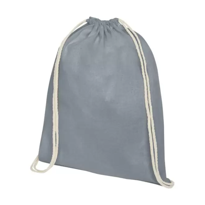 SAC À DOS PUBLICITAIRE EN COTON BIO 140 GR/M² 'PAPEY' - gris