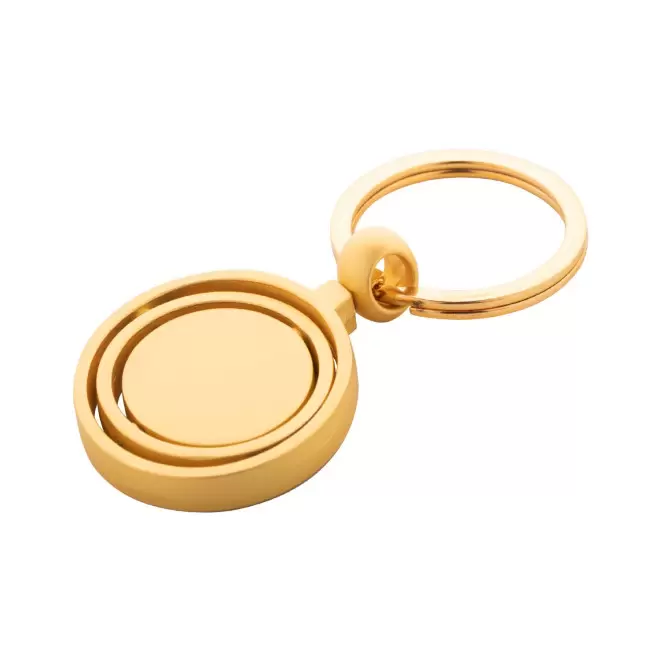 PORTE CLES SPIN PERSONNALISABLE 'ANTONETTA SPIN' - doré