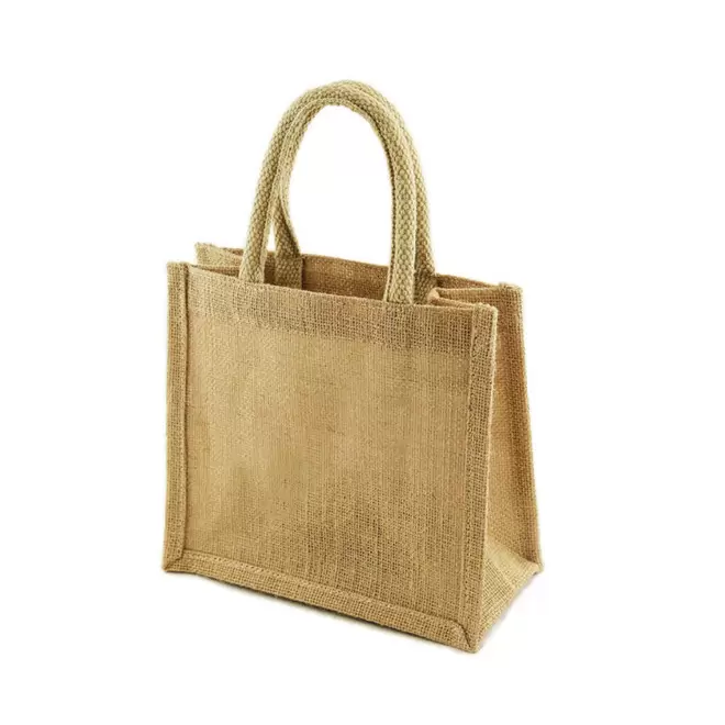 MINI SAC EN JUTE PERSONNALISABLE 'DUA' - naturel