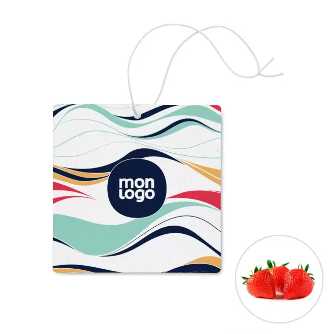 DESODORISANT VOITURE 'KENDO CARRE' - fraise