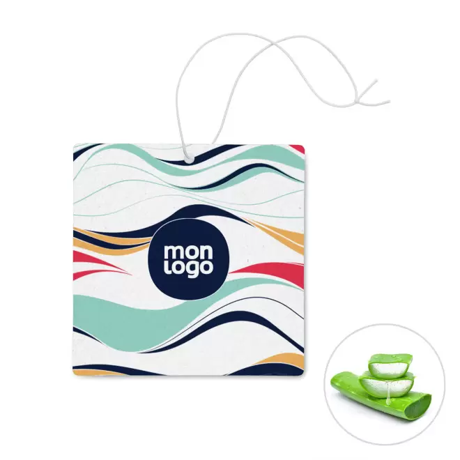 DESODORISANT VOITURE 'KENDO CARRE' - aloe vera