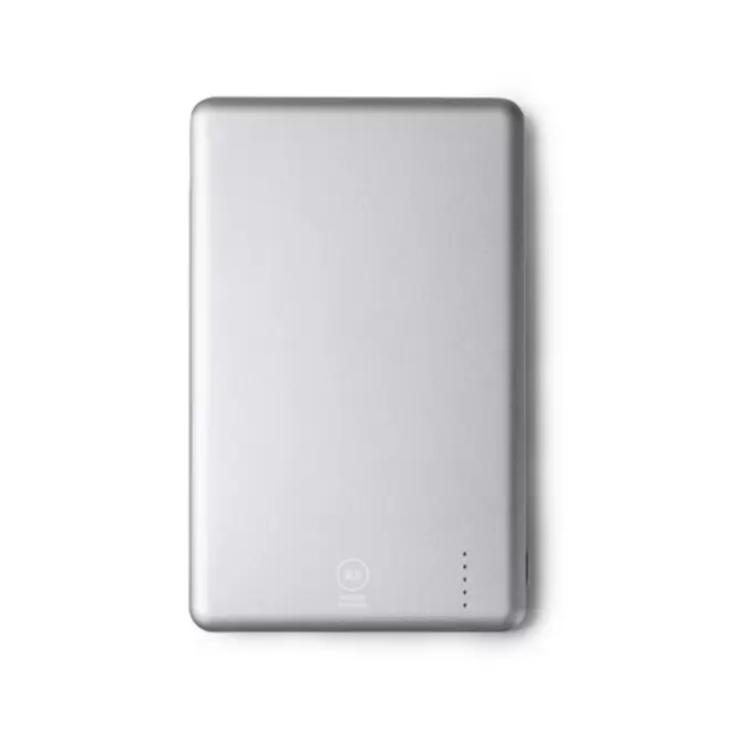 POWERBANK MAGNETIQUE PERSONNALISABLE 'ARCONI ALU' - argente