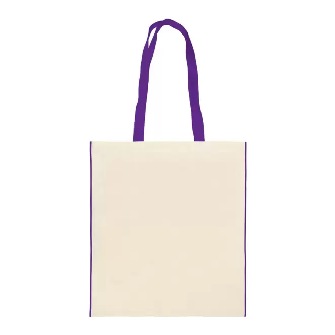 SAC SHOPPING PERSONNALISABLE BI COUL 140 GR/M2 'AURIANI' - violet