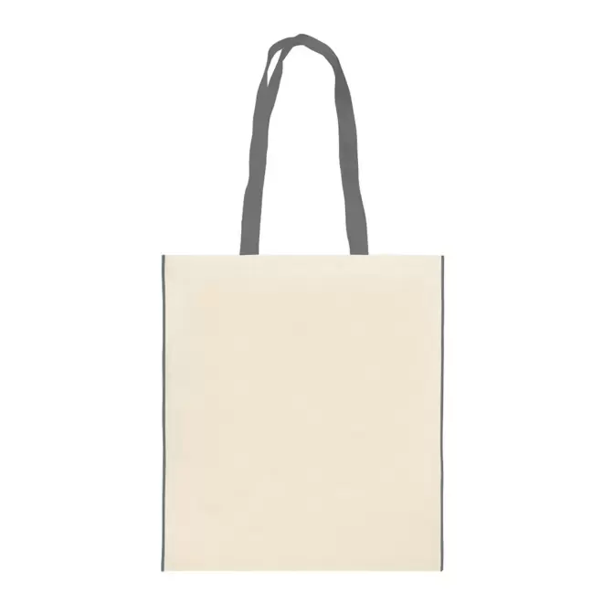 SAC SHOPPING PERSONNALISABLE BI COUL 140 GR/M2 'AURIANI' - gris