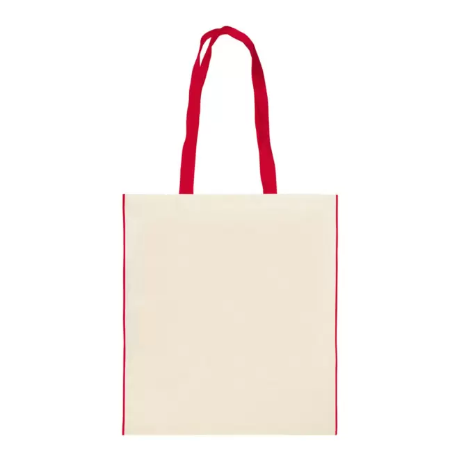 SAC SHOPPING PERSONNALISABLE BI COUL 140 GR/M2 'AURIANI' - rouge