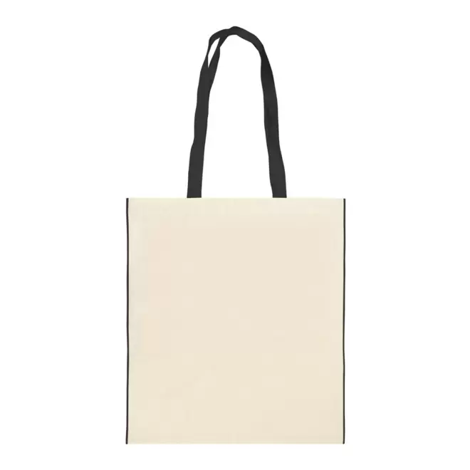 SAC SHOPPING PERSONNALISABLE BI COUL 140 GR/M2 'AURIANI' - noir