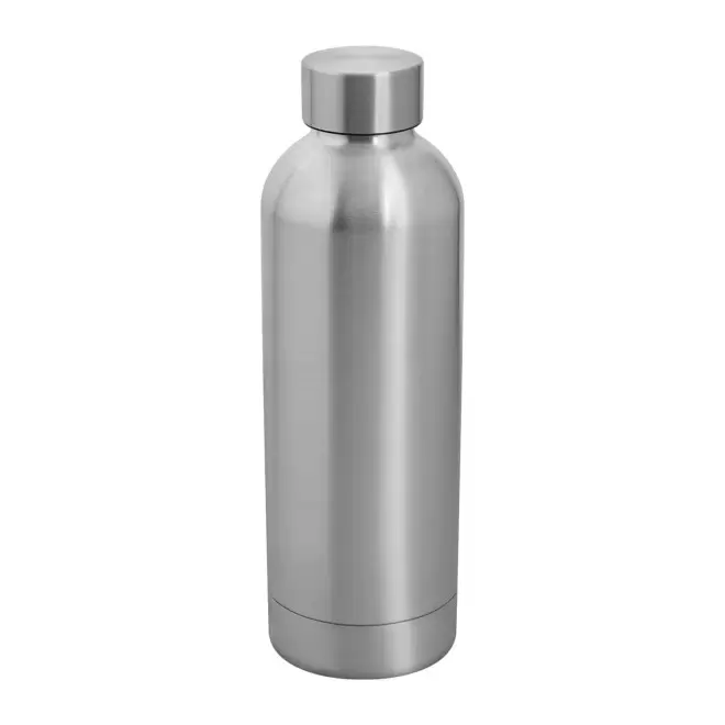 BOUTEILLE ISOTHERME PERSONNALISABLE 500ML 'SPAZIO' - argente
