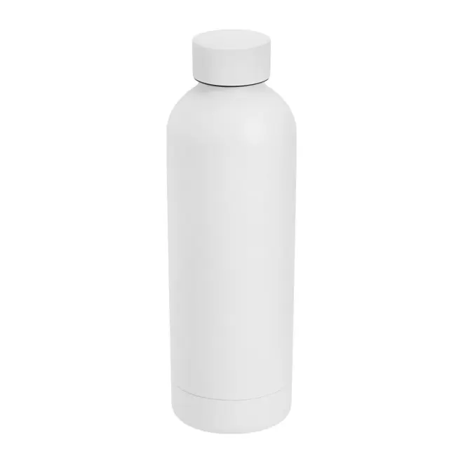 BOUTEILLE ISOTHERME PERSONNALISABLE 500ML 'SPAZIO' - blanc