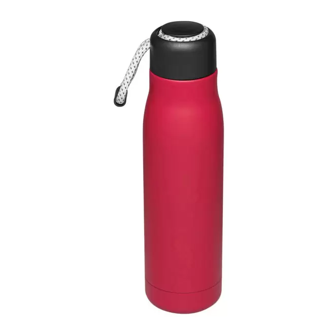 BOUTEILLE ISOTHERME PERSONNALISABLE 500ML 'MOSS' - rouge